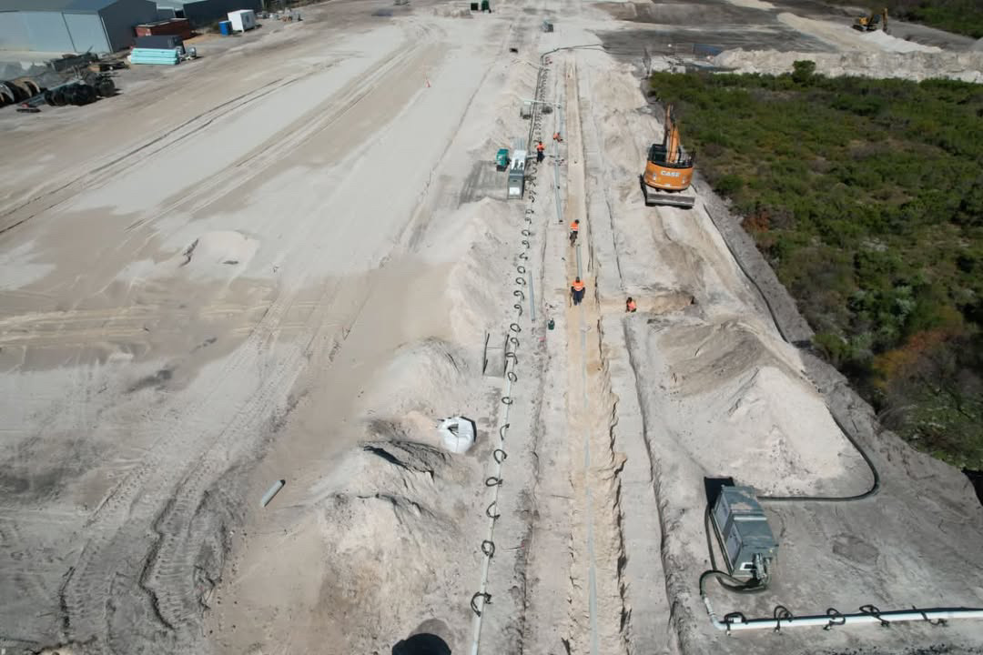 Infrastructure delivery on a civil construction project