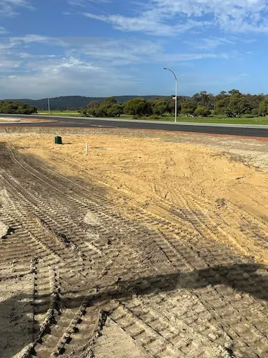 Stormwater V-drain construction in the Gin Gin Shire