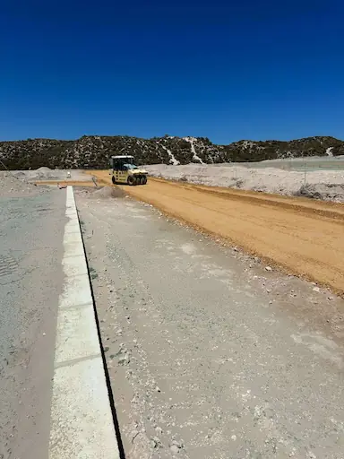 Completed Elavale subdivision grading and site preparation